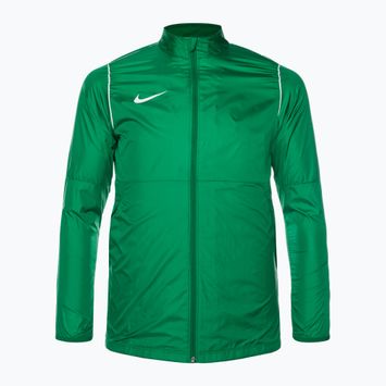 Pánská fotbalová bunda Nike Park 20 Rain Jacket pine green/white/white