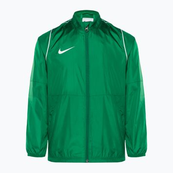 Dětská fotbalová bunda  Nike Park 20 Rain Jacket pine green/white/white