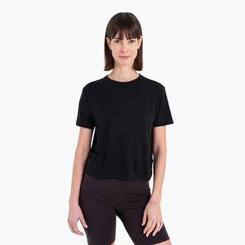 Dámské trekingové tričko  icebreaker Merino 150 Tech Lite III SS Crop Tee black