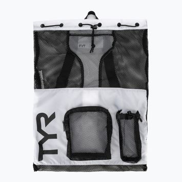 Plavecký vak TYR Big Mesh Mummy Bag 40 l white
