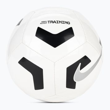 Fotbalový míč Nike Pitch Training white/black/silver velikost 4