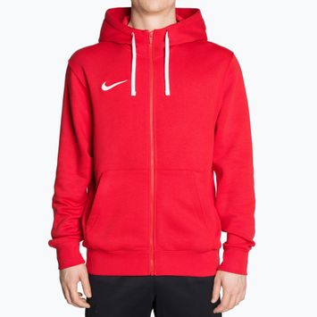 Pánská mikina s kapucí Nike Park 20 Full Zip Hoodie university red/white/white