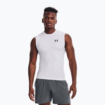 Under Armour pánské tréninkové tričko s dlouhým rukávem Ua HG Armour Comp LS white/black
