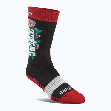 Dámské snowboardové ponožky ThirtyTwo Merino black/pink