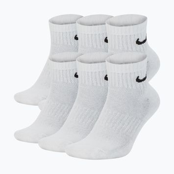Ponožky Nike Everyday Cushioned 6 párů white/black