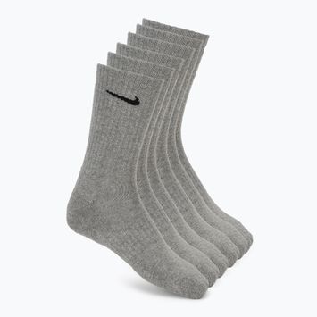 Ponožky Nike Everyday Cushioned 6 párů carbon heather/black