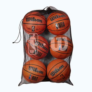 Pytlík na míčky Wilson NBA 6 Ball Mesh Carry black