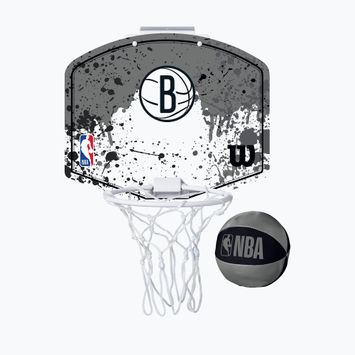 Sada na mini košíkovou Wilson NBA Team Mini Hoop Brooklyn Nets black