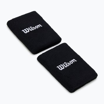 Potítka Wilson Wide Terry Wristband 2 ks black
