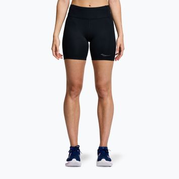 Dámské běžecké šortky Saucony Fortify 6" black