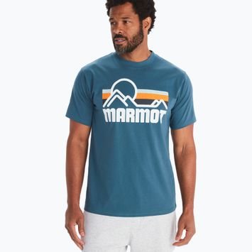 Marmot Coastall pánské trekové tričko modré M14253-21541