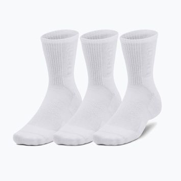 Ponožky Under Armour 3-Maker Mid Crew 3 pary white/white/mod gray