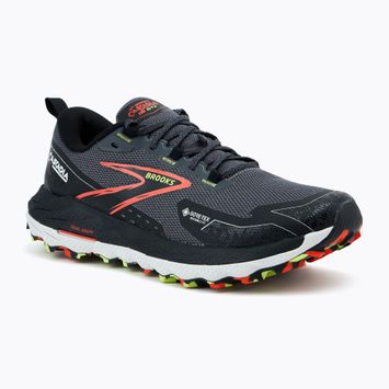 Brooks Cascadia 18 GTX pánská běžecká obuv blackened pearl/black/tomato