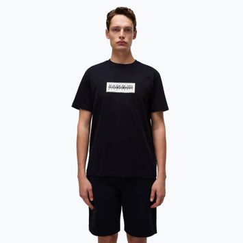 Pánské tričko  Napapijri S-Box Logo black 041