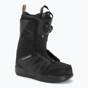 Pánské boty na snowboard Salomon Titan Boa black/black/roasted cashew