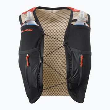 Dámská běžecká vesta Salomon Active Skin 12 Set emerglow/black