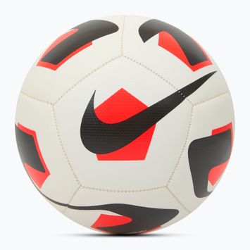 Fotbalový míč Nike Park Team 2.0 white/bright crimson/black velikost 3