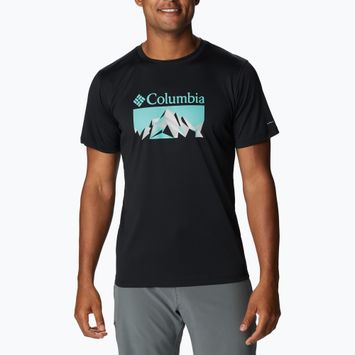 Pánské trekingové tričko  Columbia Zero Rules Grph černé 1533291019