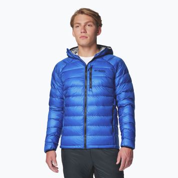 Pánská bunda  Columbia Arctic Crest Down Hooded mountain blue