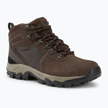 Pánské trekové boty Columbia Newton Ridge Plus II Suede WP cordovan/ spice