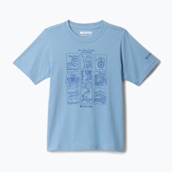 Dětské tričko Columbia Valley Creek Graphic ripple blue/hike guide