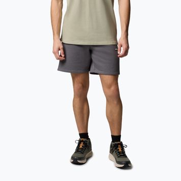 Pánské trekové   šortky Columbia Meridian Creek city grey/heather