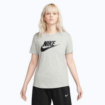Dámské tričko Nike Sportswear Club Essentials Logo dark grey heather/black