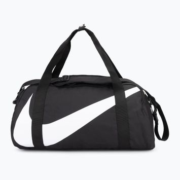 Dětská tréninková taška Nike Gym Club 25 l černá/černá/bílá