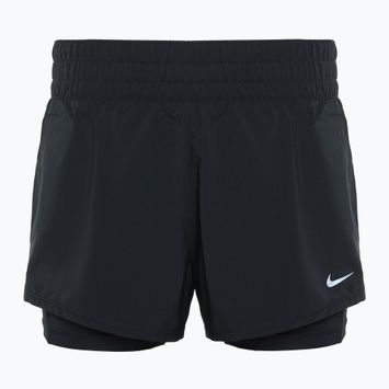 Dámské běžecké šortky Nike One Dri-FIT 2IN1 black/reflective silver