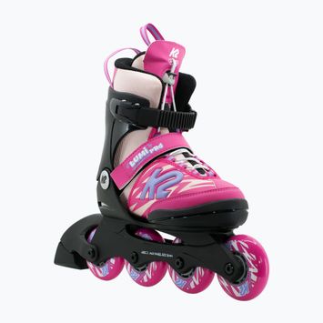 Dětské kolečkové brusle K2 Lumi Pro pink