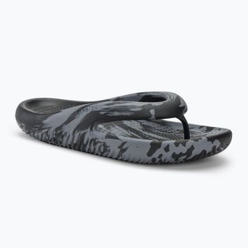 Žabky Crocs Mellow Marbled Recovery black/charcoal