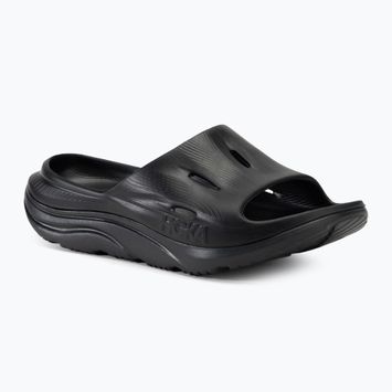 Dětské nazouváky HOKA Ora Recovery Slide 3 black/black