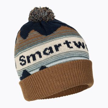 Čepice Smartwool Knit Winter Pattern POM deep navy heather