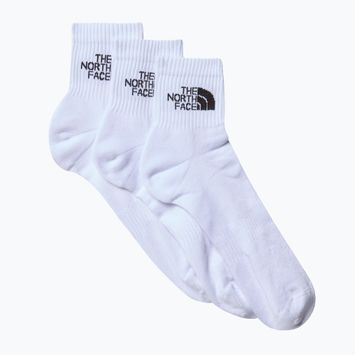 Trekingové ponožky The North Face Multi Sport Cush Quarter Sock trekové ponožky 3 páry white