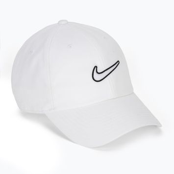 Kšiltovka Nike Club Unstructured Swoosh white/white