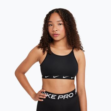 Dětská sportovní podprsenka Nike One black/white