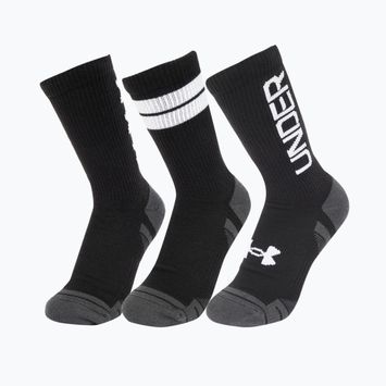 Sportovní ponožky Under Armour Perf Tech Nov Crew 3P black/black/white