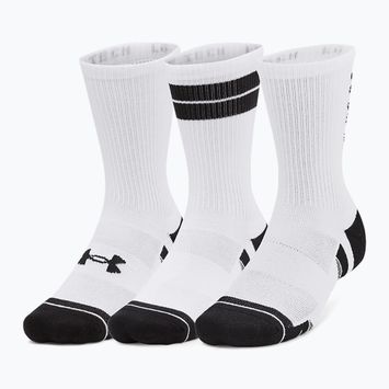 Ponožky Under Armour Perf Tech Nov Crew 3P white/white/black