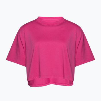 Dámské tričko  Under Armour Campus Boxy Crop astro pink/black