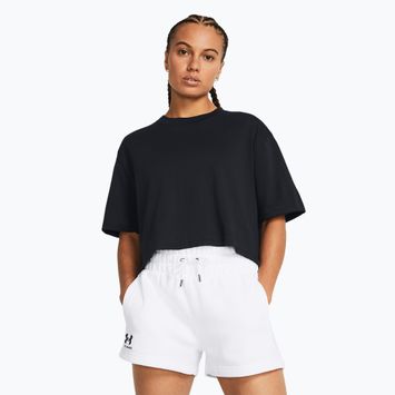 Dámské tričko  Under Armour Campus Boxy Crop black/white