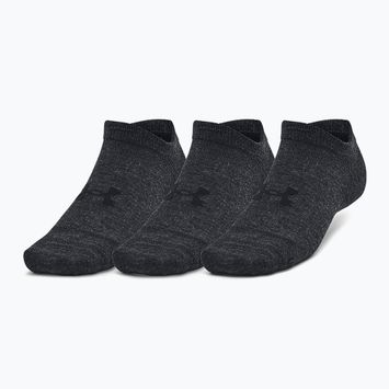Sportovní ponožky Under Armour Essential No Show 3P black/black/black