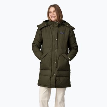 Dámský péřový kabát Patagonia Downdrift Parka pine needle green