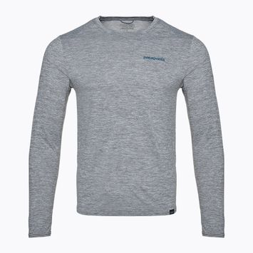 Pánské tričko Patagonia Cap Cool Daily Graphic Shirt-Waters Longsleeve boardshort logo abalone blue/feather grey