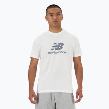Pánské tričko  New Balance Stacked Logo white