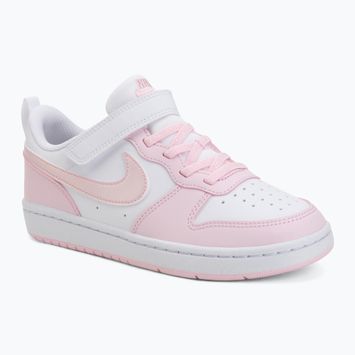Dětské boty Nike Court Borough Low Recraft white/pink foam