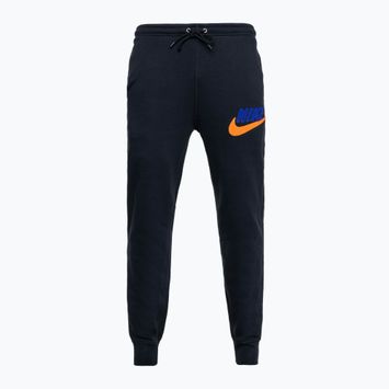 Pánské kalhoty  Nike Club Fleece Joggers black/black/safety orange