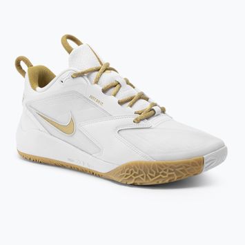 Volejbalové boty  Nike Zoom Hyperace 3 white/mtlc gold-photon dust