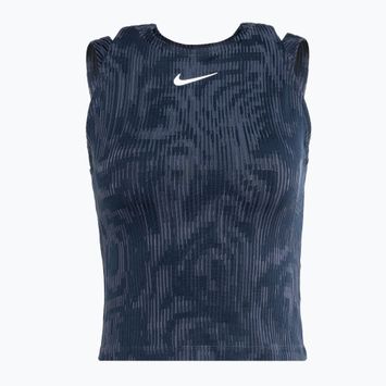 Dámské tenisové tílko Nike Court Dri-Fit Slam RG obisidian/white