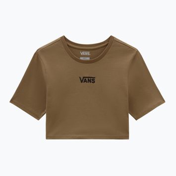Dámské tričko Vans Flying V Crew Crop Ii otter