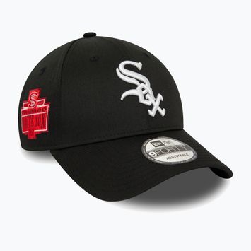 Pánská kšiltovka  New Era Patch 9Forty Chicago White Sox black